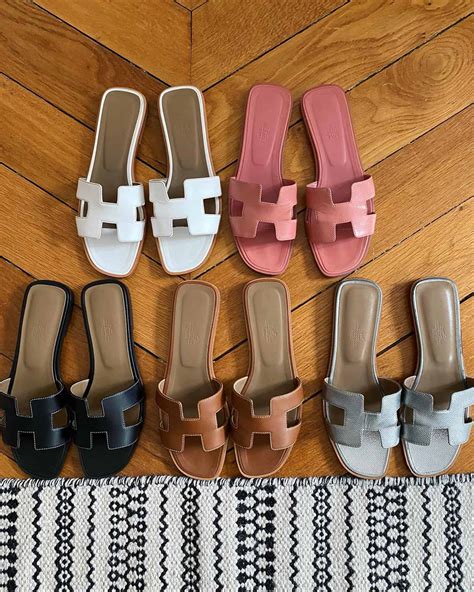 hermes sandals size chart|are hermes oran sandals comfortable.